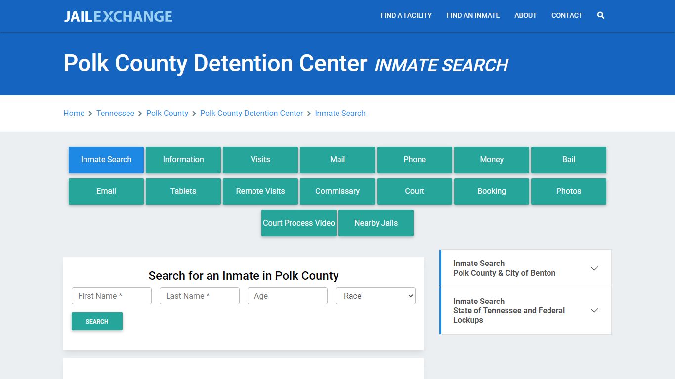 Polk County Detention Center Inmate Search - Jail Exchange